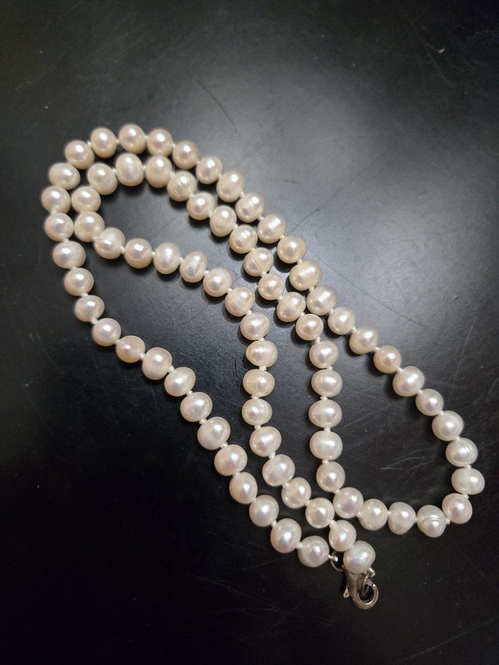 Source Unknown Pink-White Freshwater Pearl Necklace